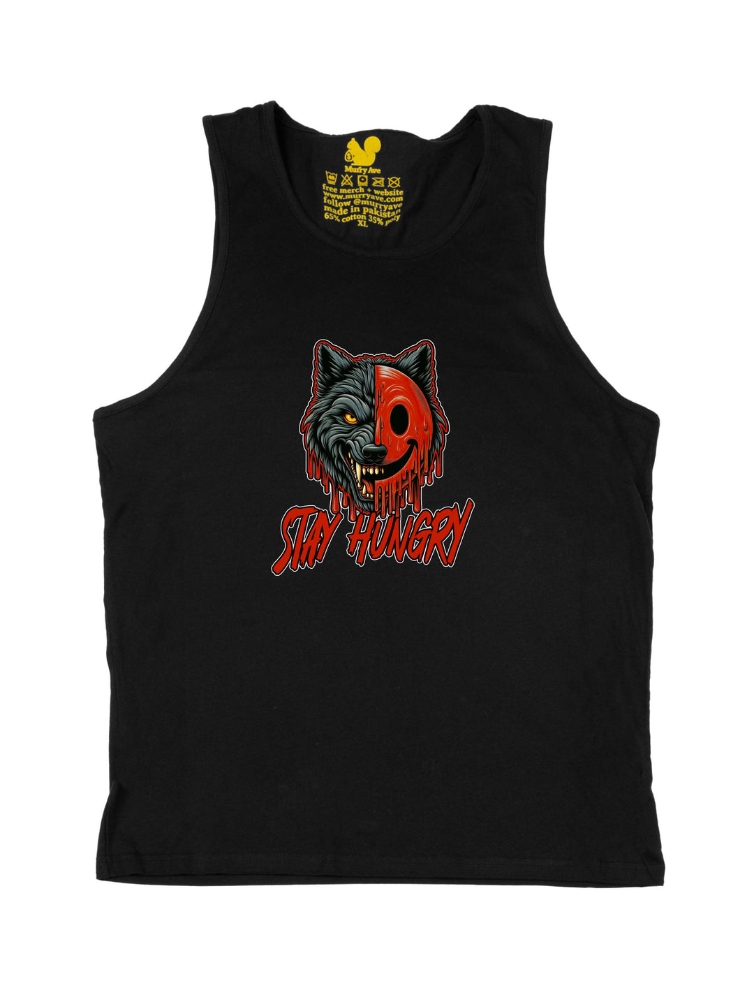 Stay Hungry Wolf Tank Top