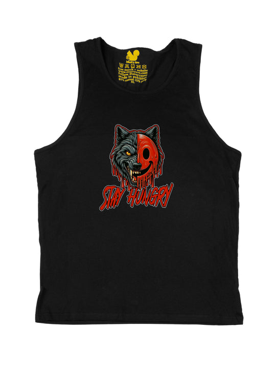 Stay Hungry Wolf Tank Top