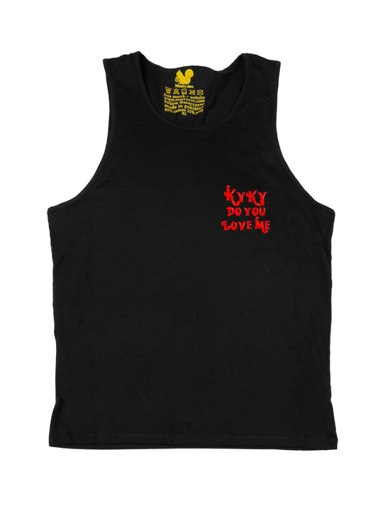 Kyky Do You Love Me Red Pocket Tank Top