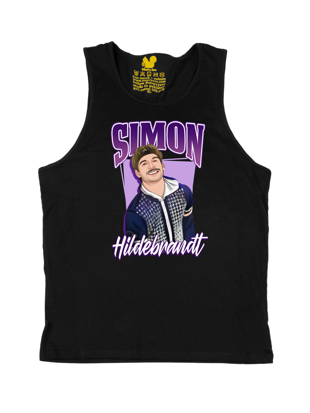 Simon Hildebrant Cartoon Tank Top