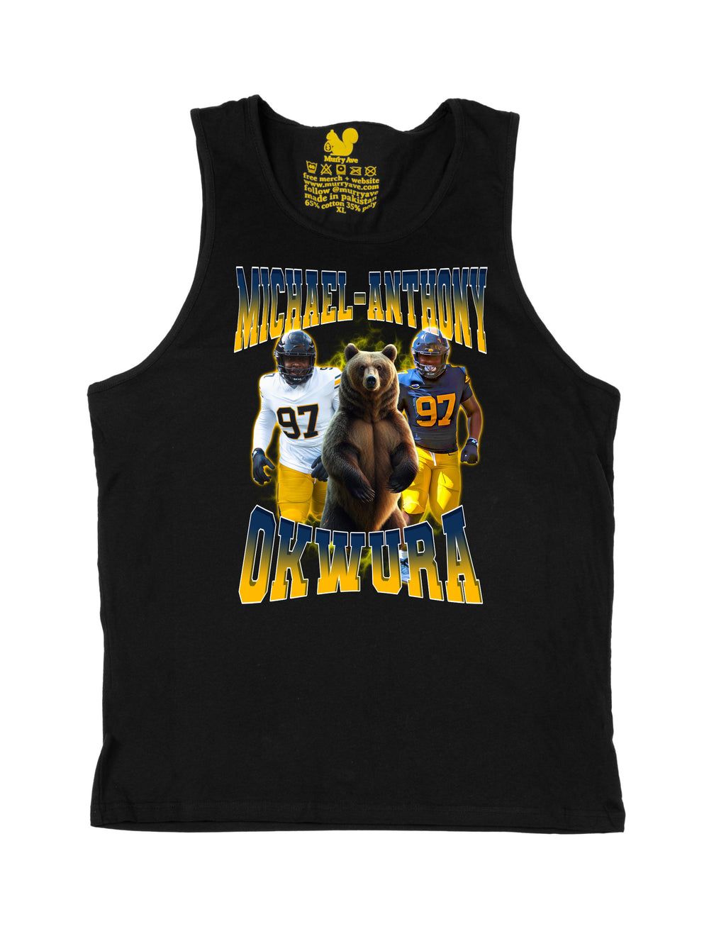 Michael Anthony Okwura Collage Tank Top