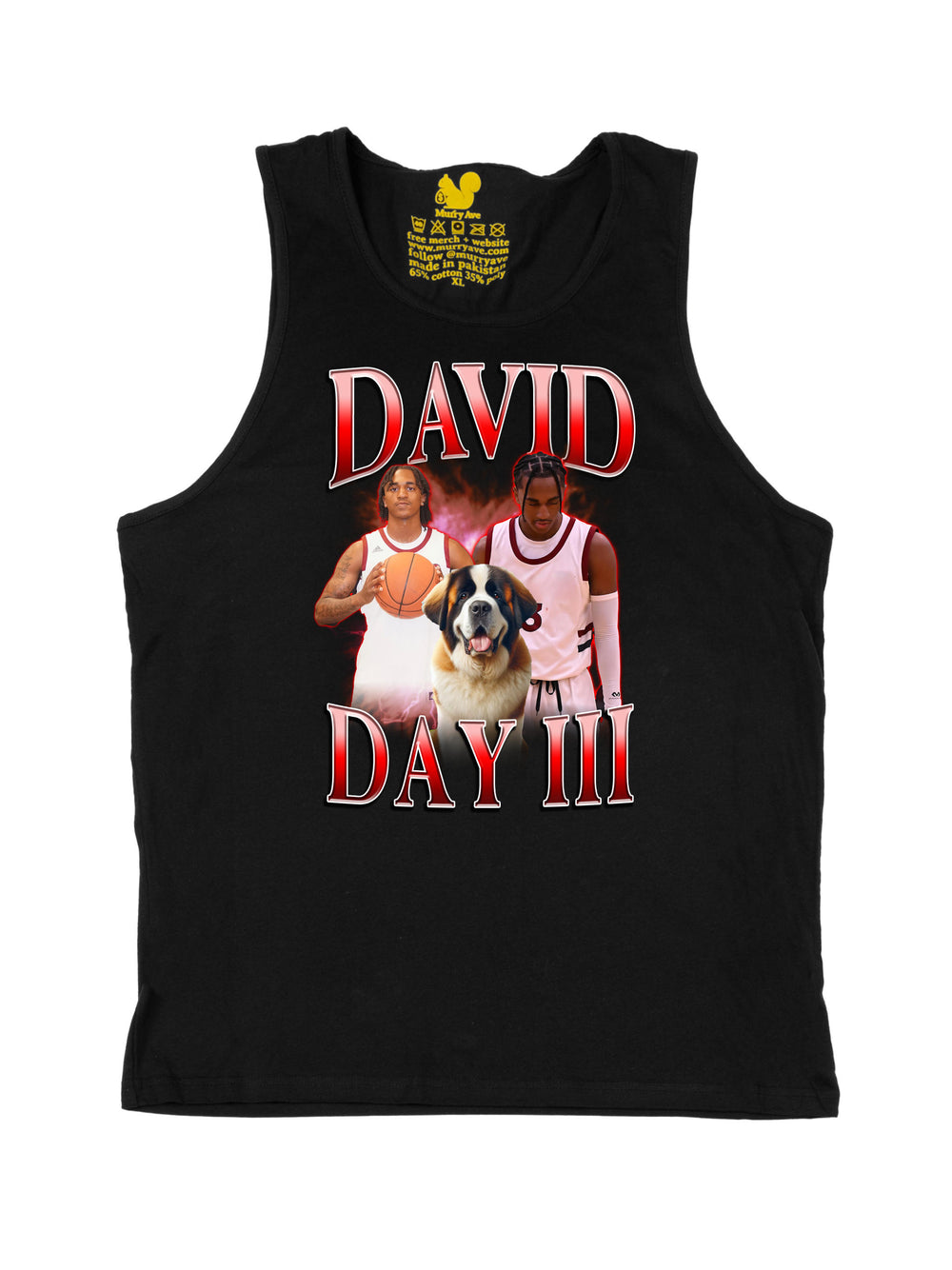 David Day Collage Tank Top