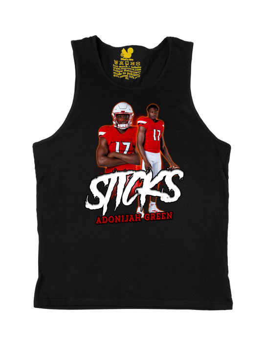 Adonijah Green Collage Tank Top