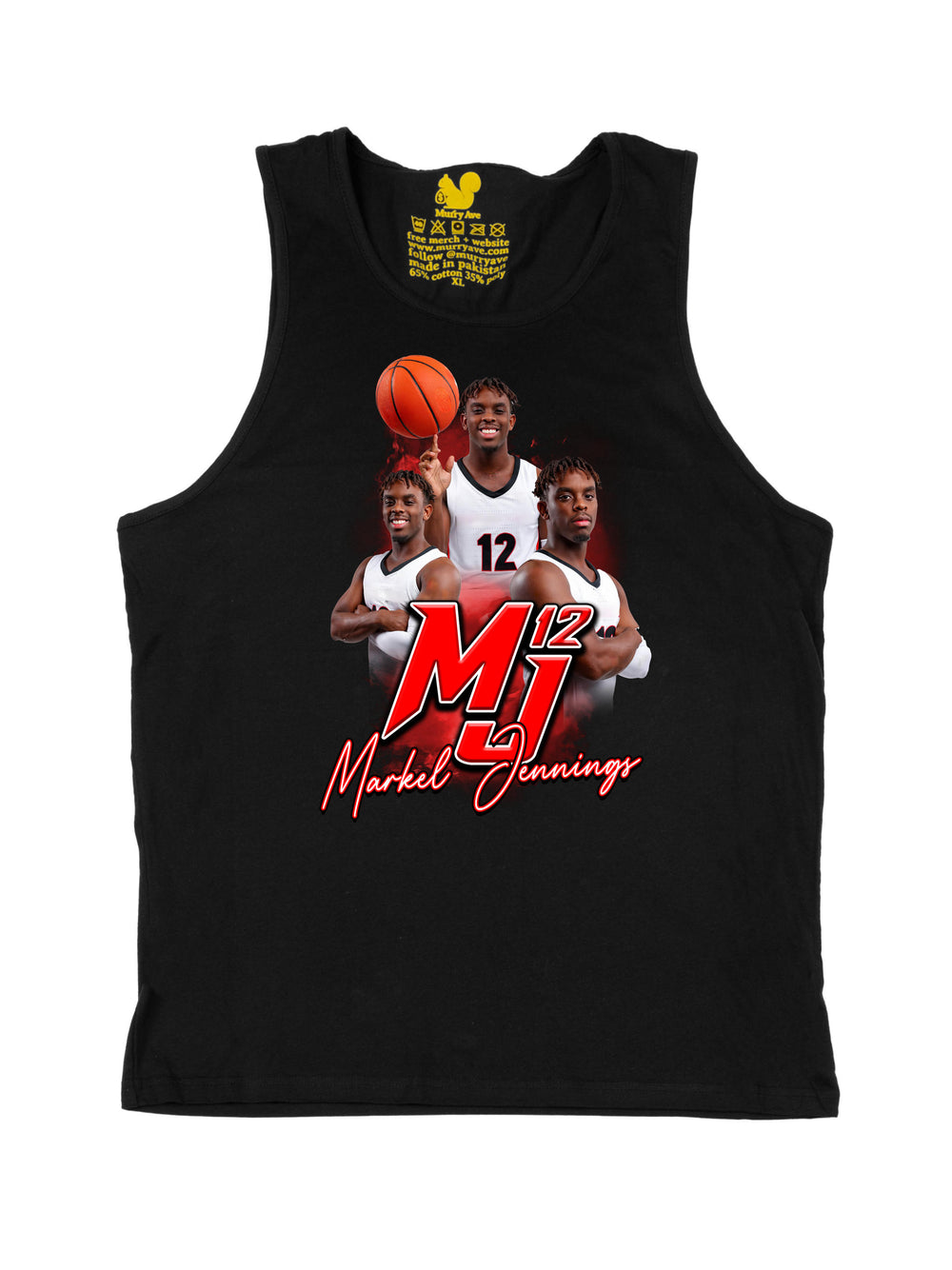 Markel Jennings Initials Tank Top
