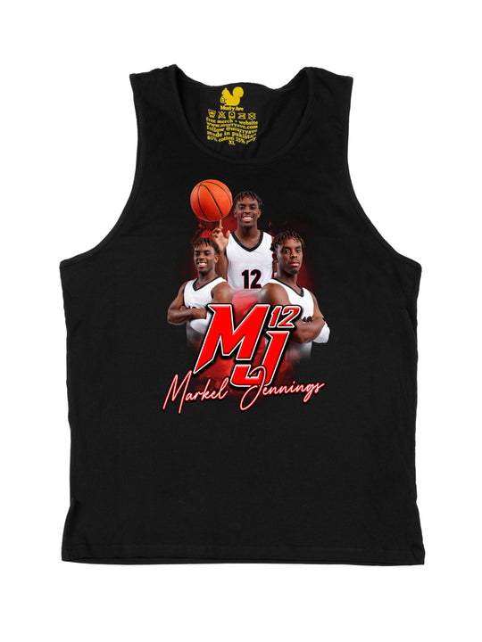 Markel Jennings Initials Tank Top