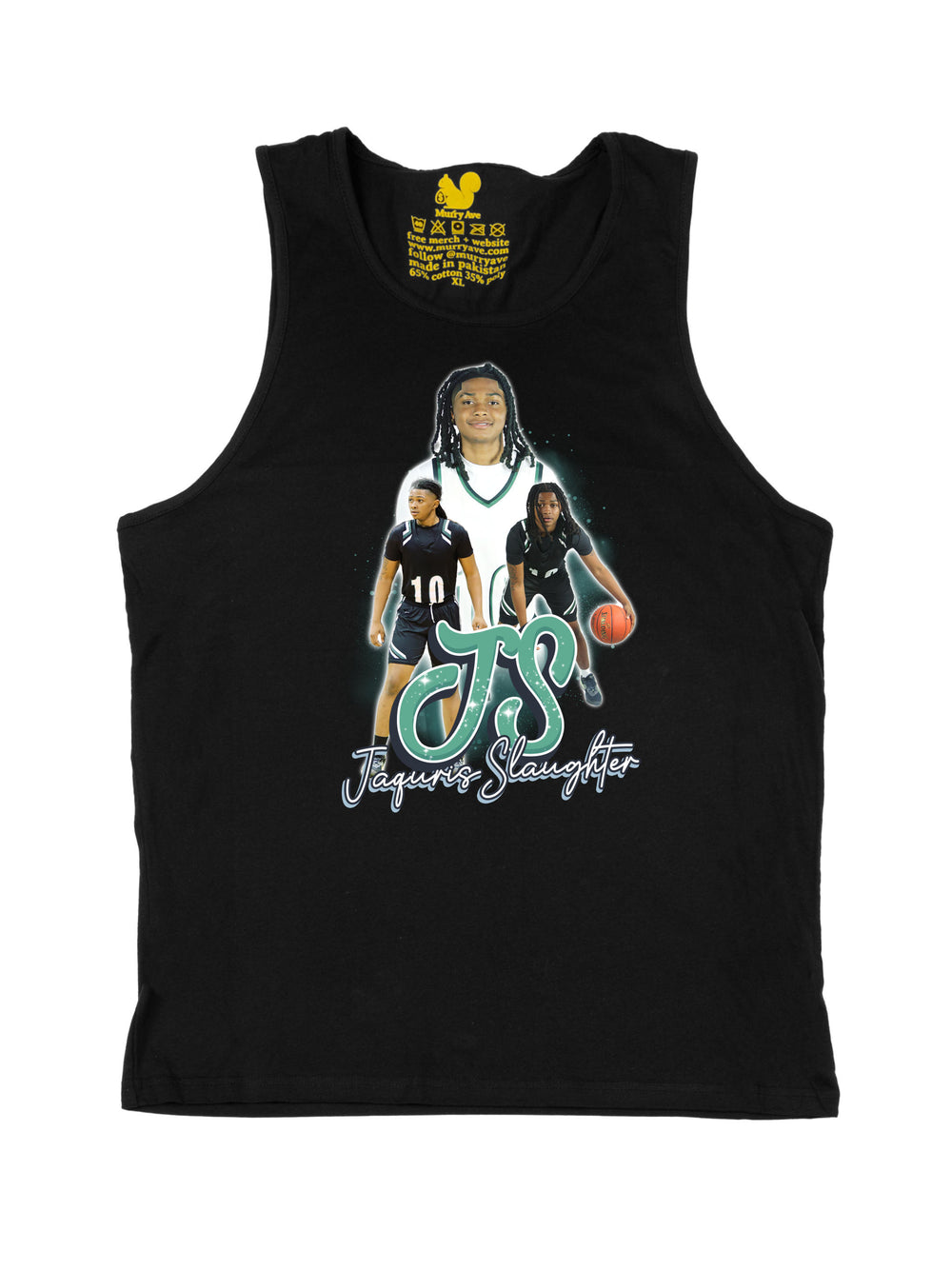 Jaquris Slaughter Initials Tank Top