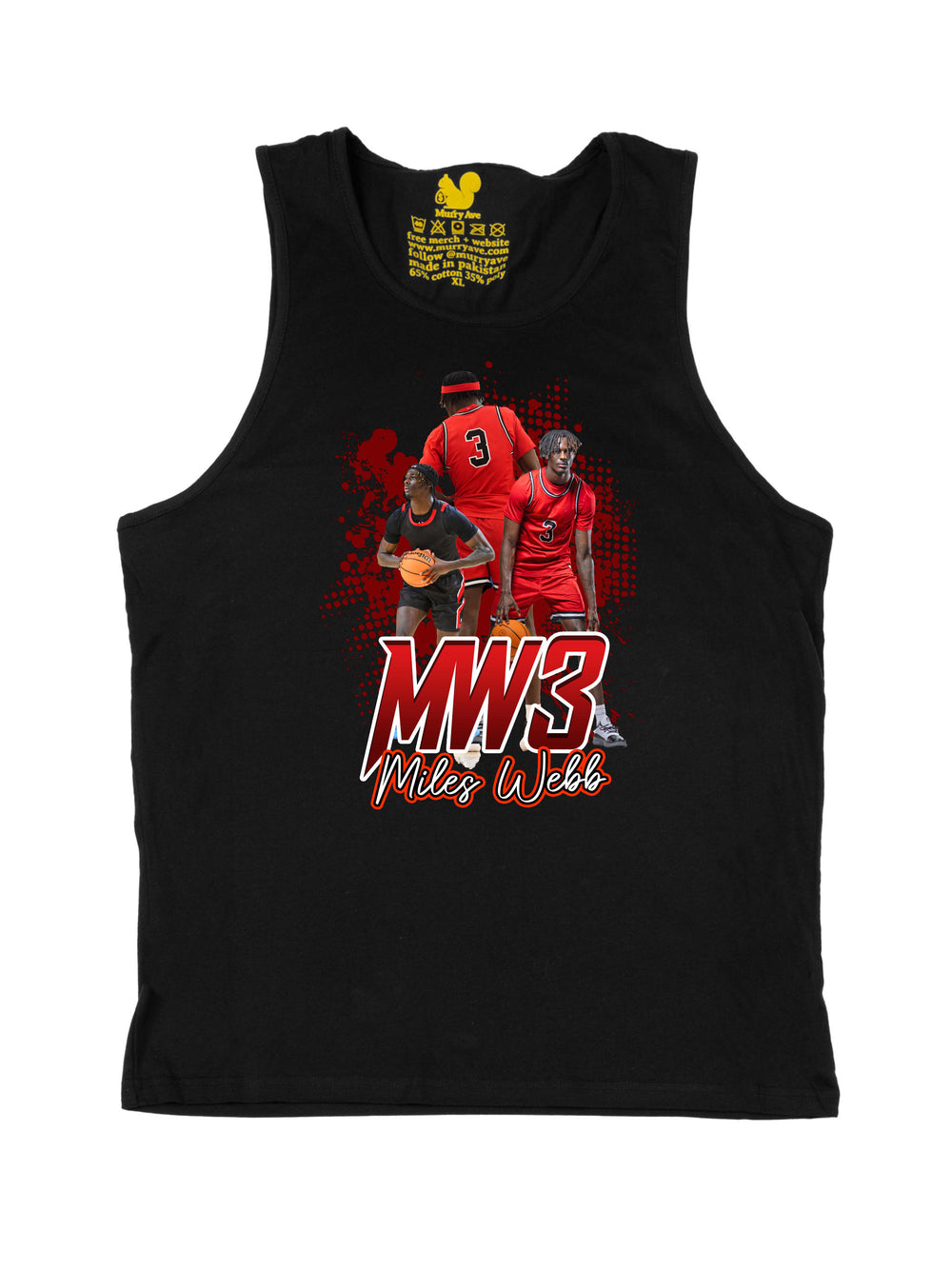 Miles Webb Initials Tank Top