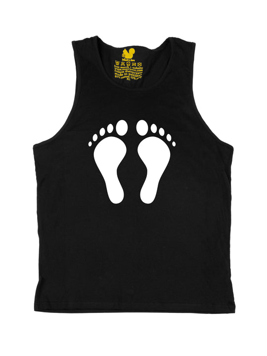 KP Footprint White Tank Top