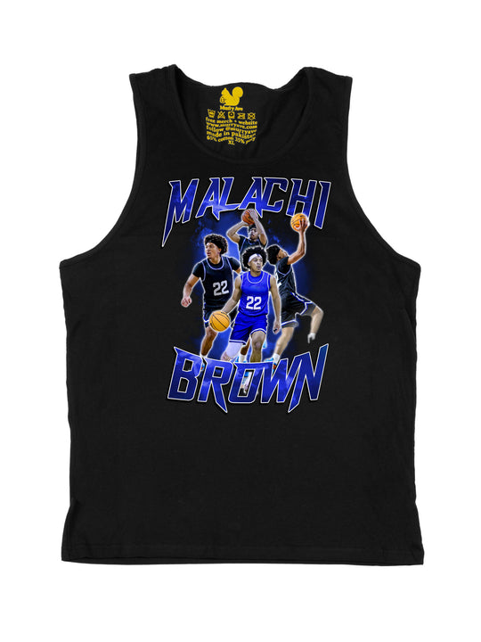 Malachi Brown Collage Tank Top