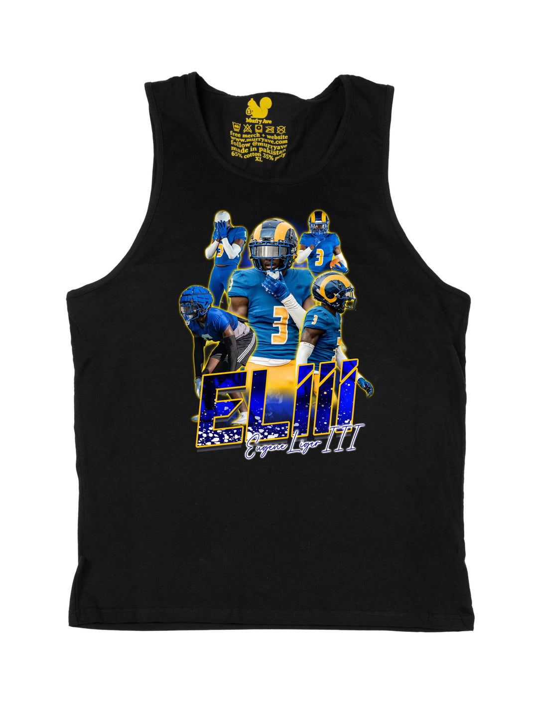 Eugene Liger III Initials Tank Top