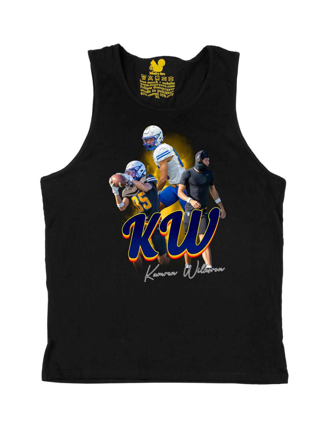 Kamren Wilkerson Initials Tank Top