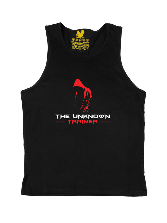 The Unknown Trainer Logo White Tank Top