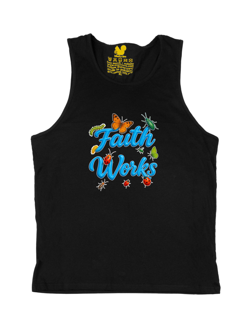 Faith Works Blue Tank Top
