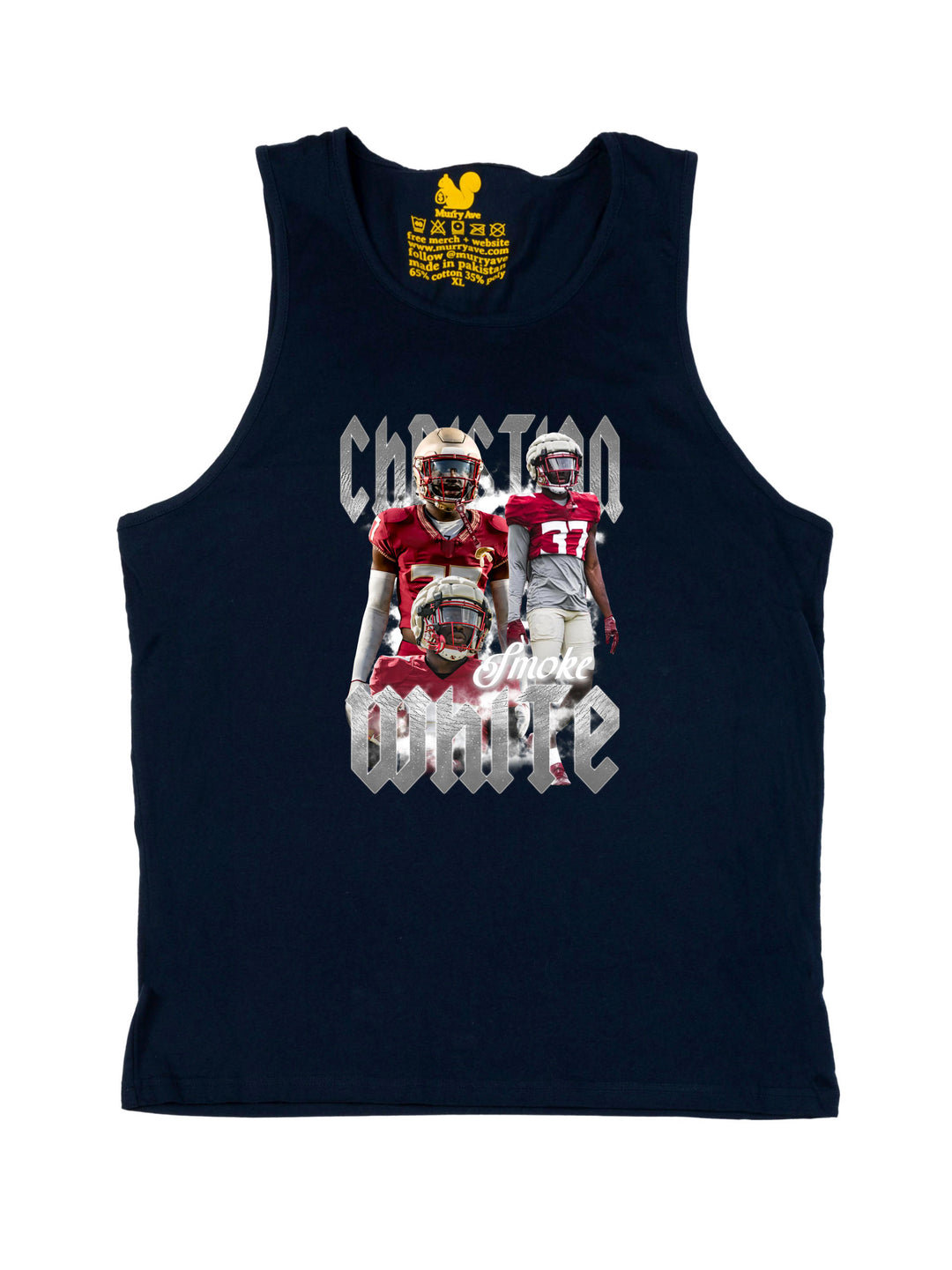 Christian White Collage  Tank Top