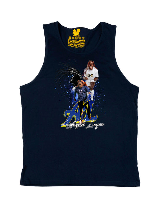 Aniyah League Initials Tank Top