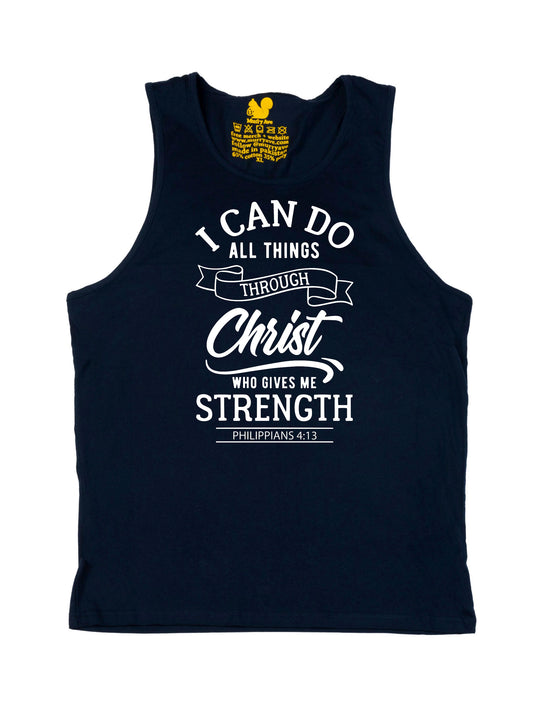 John Jackson Logo White Tank Top