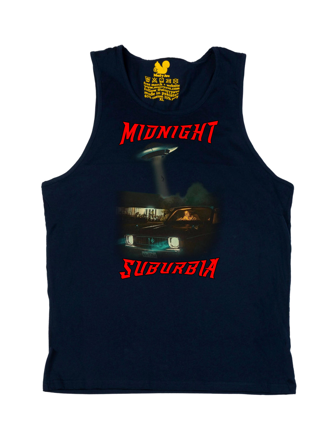Midnight Suburbia Art C Tank Top