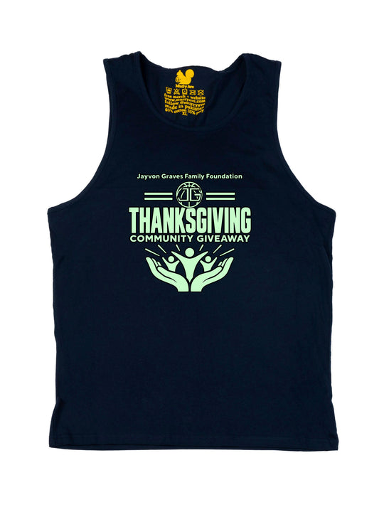 Jayvon Graves Family Foundation Thanks Giving Community Giveaway Tank Top