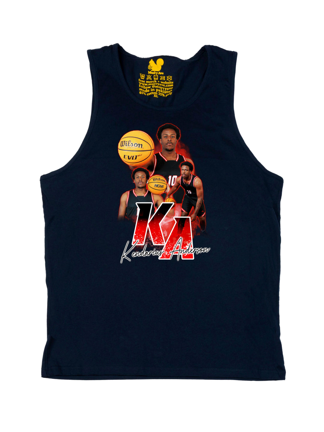 Kendarius Anderson Initials Tank Top