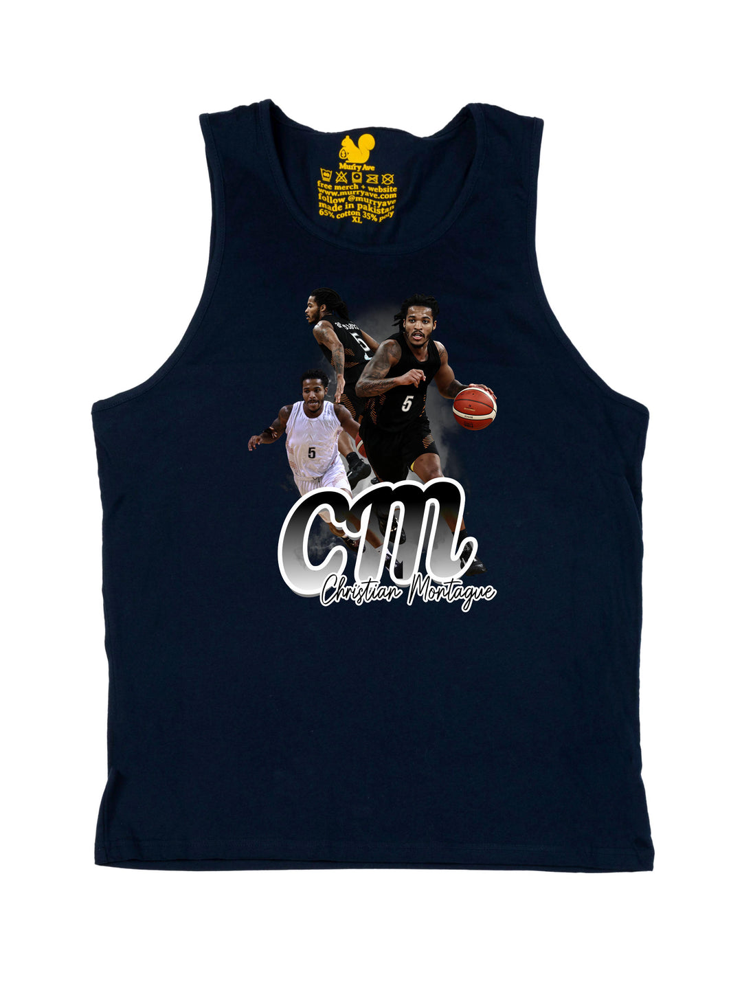 Christian Montague Initials Tank Top