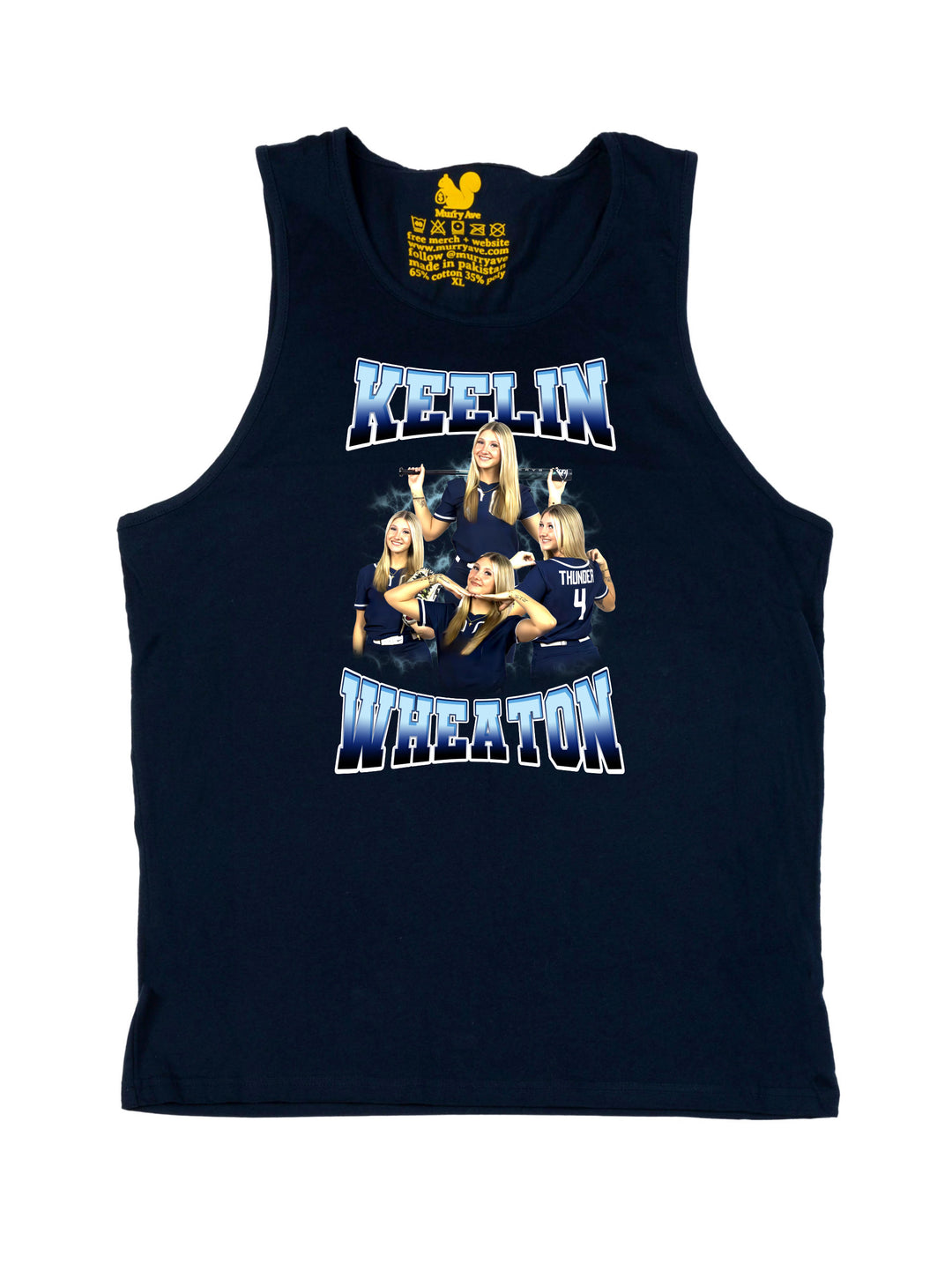 Keelin Wheaton Collage Tank Top