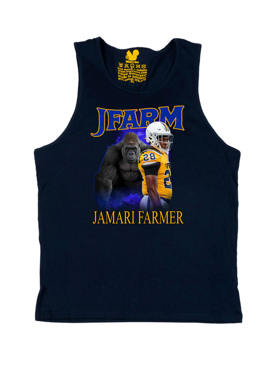 Jamari Farmer Gorilla Collage Tank Top