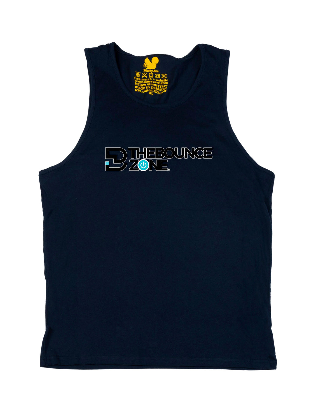 Bounce Zone Black Logo Tank Top