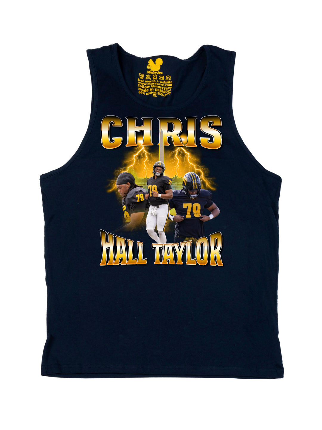 Chris Hall Taylor Collage Tank Top