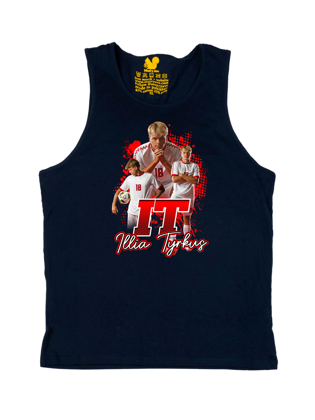Illia Tyrkus Initials Tank Top