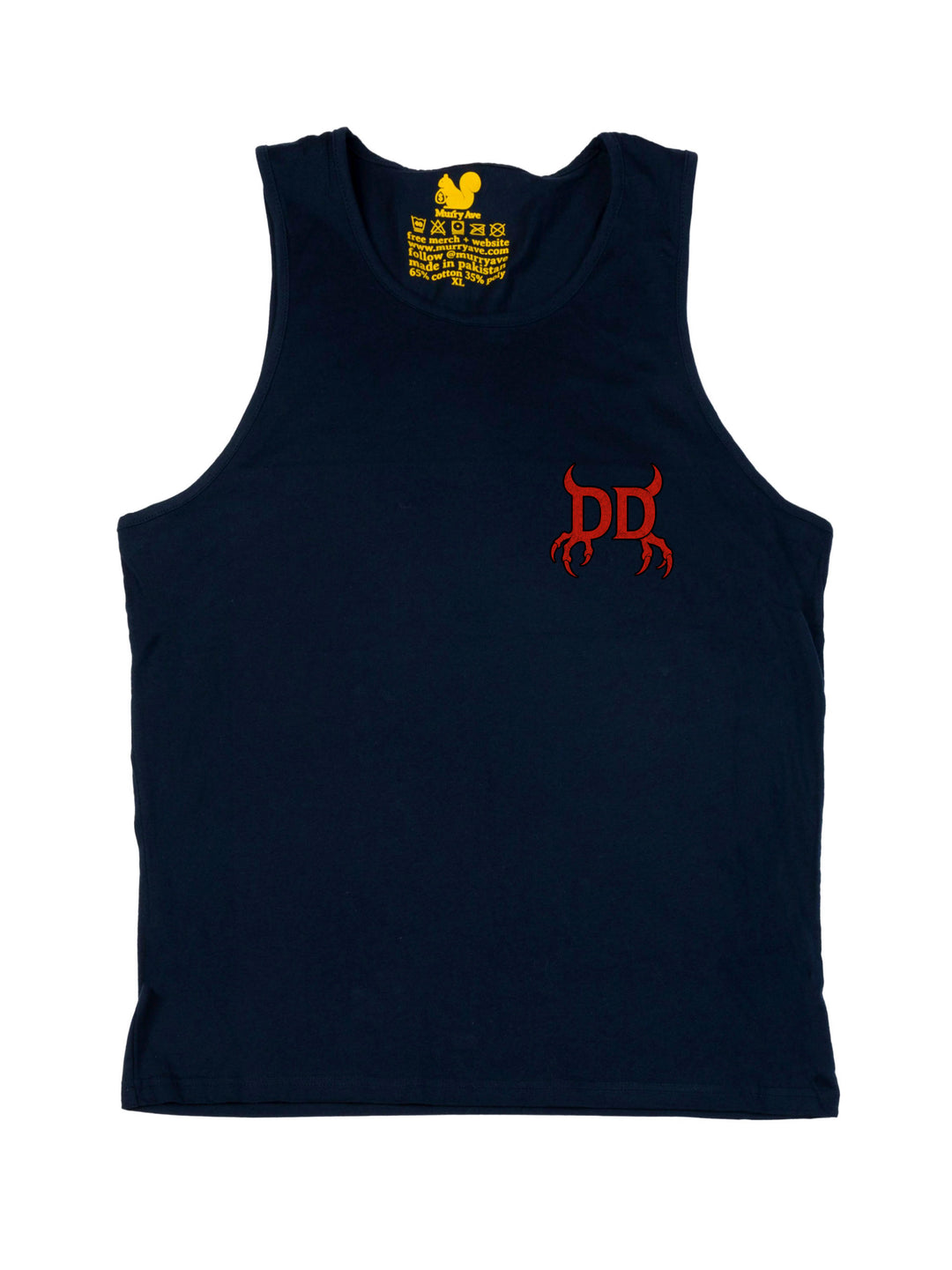 Dead Eyed Demon Red Pocket Tank Top