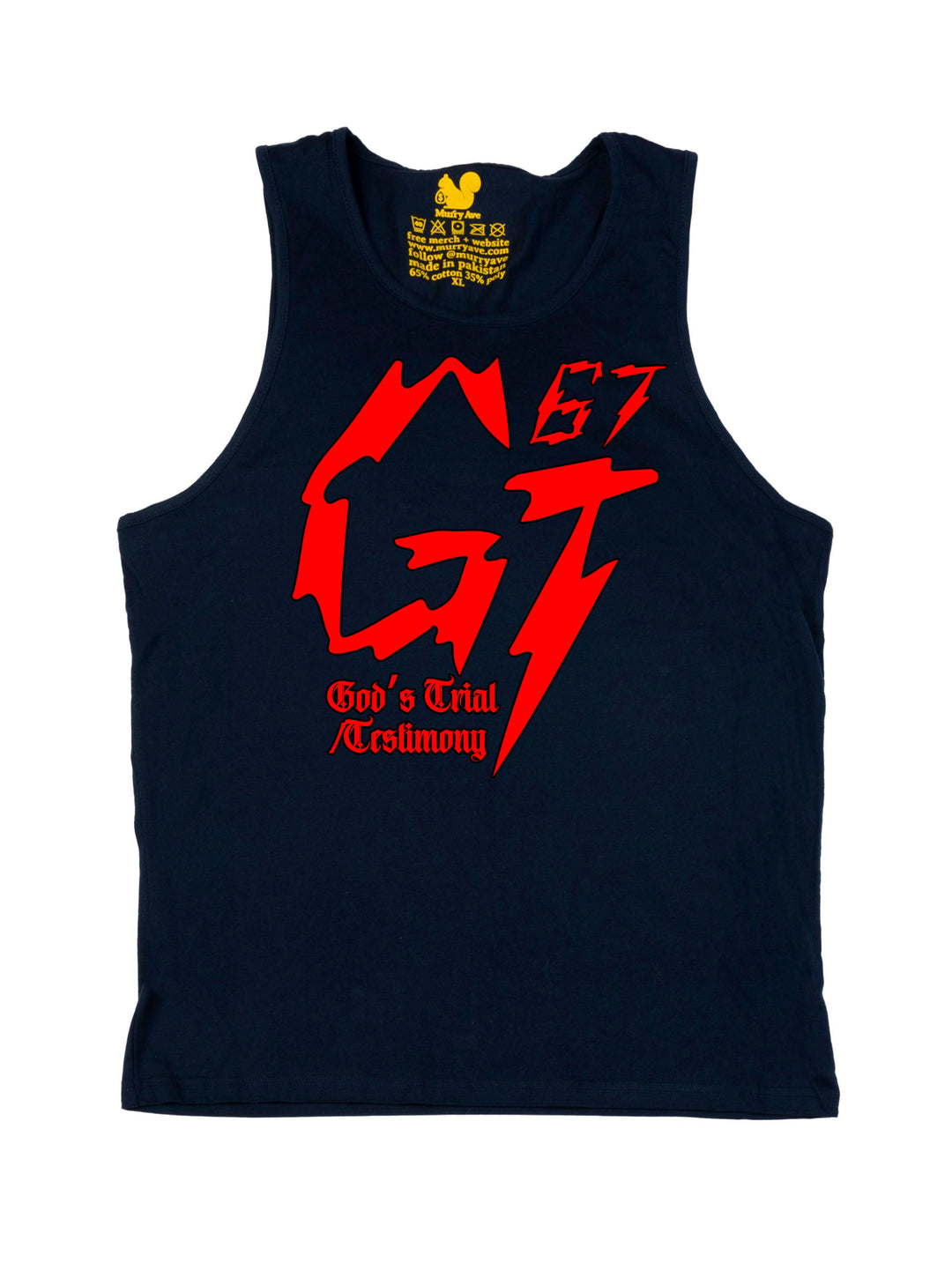 James Glover Tyson Logo Red Tank Top
