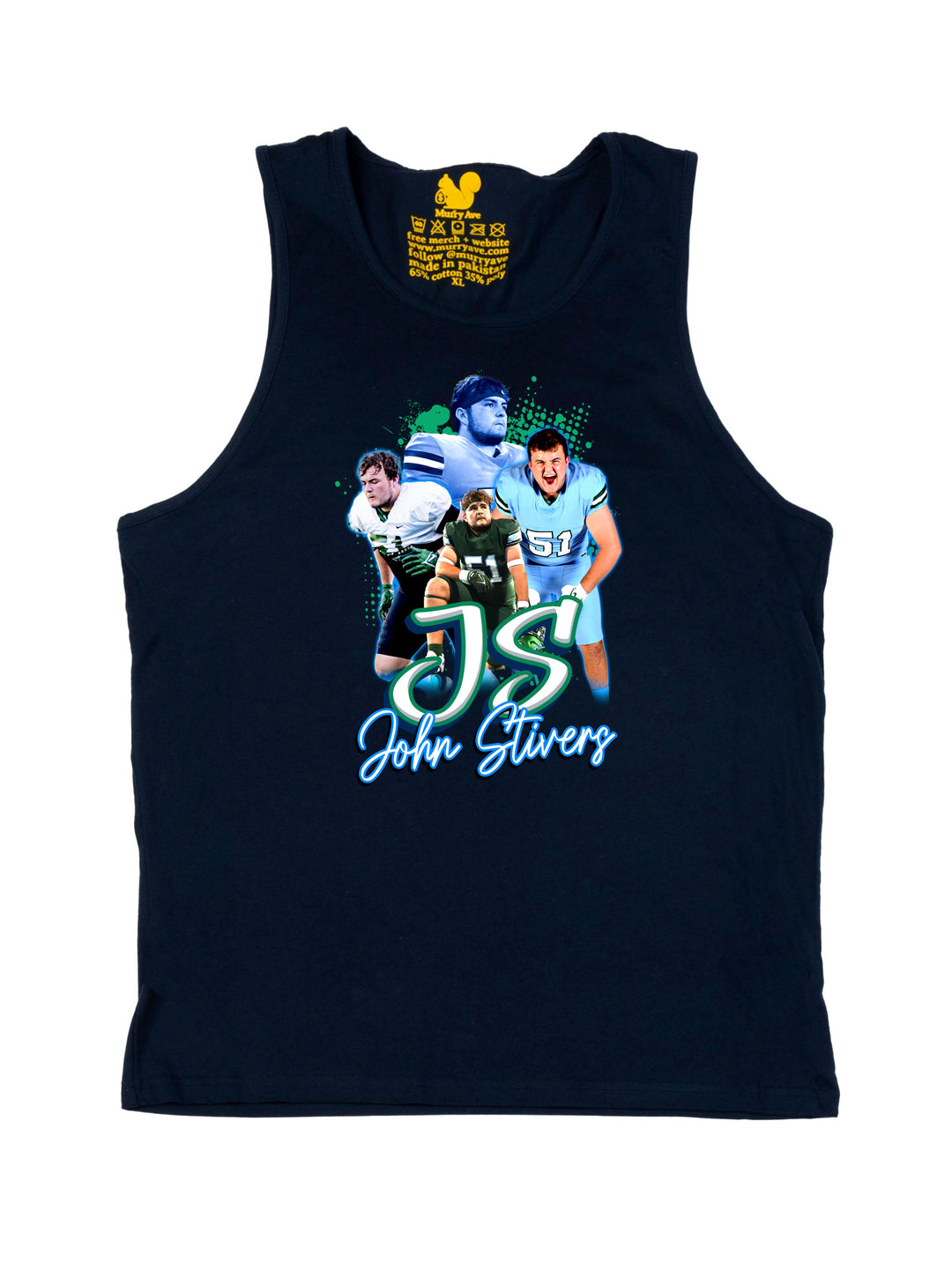 John Stivers Initials Tank Top