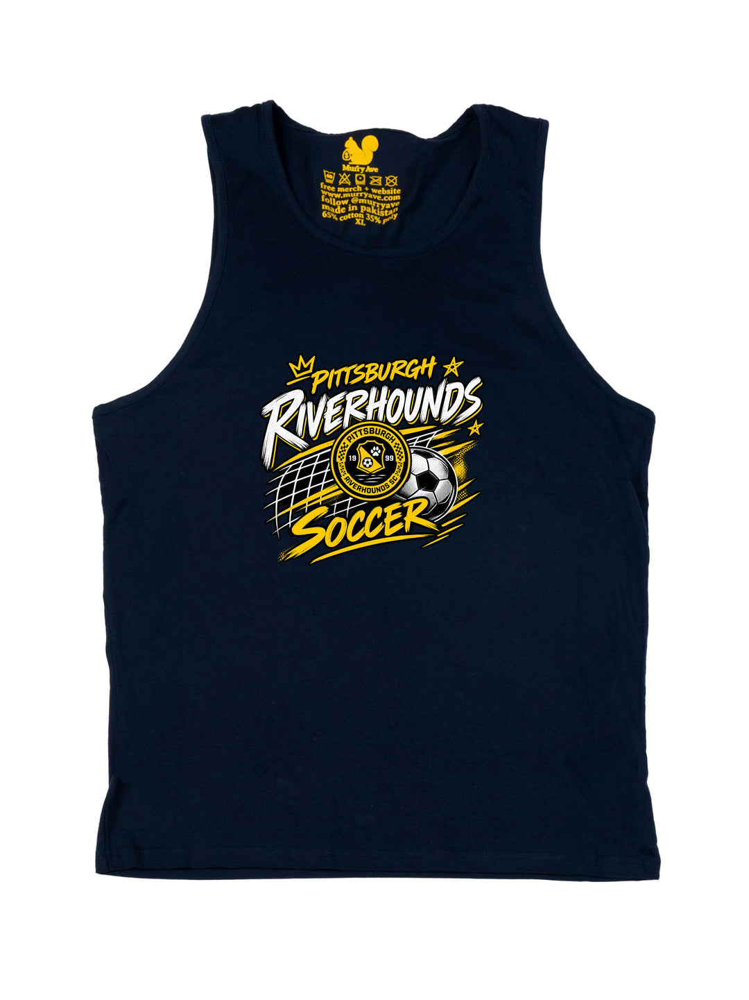 Pittsburgh Riverhounds Soccer  Tank Top
