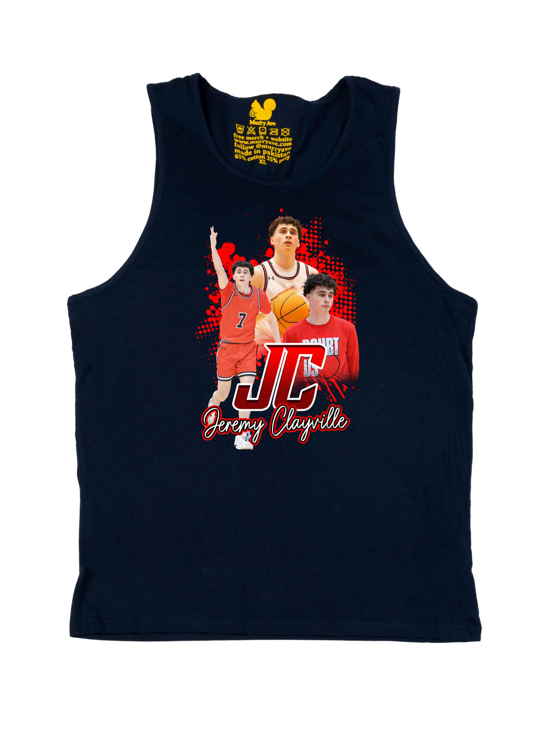 Jeremy Clayville Initials Tank Top