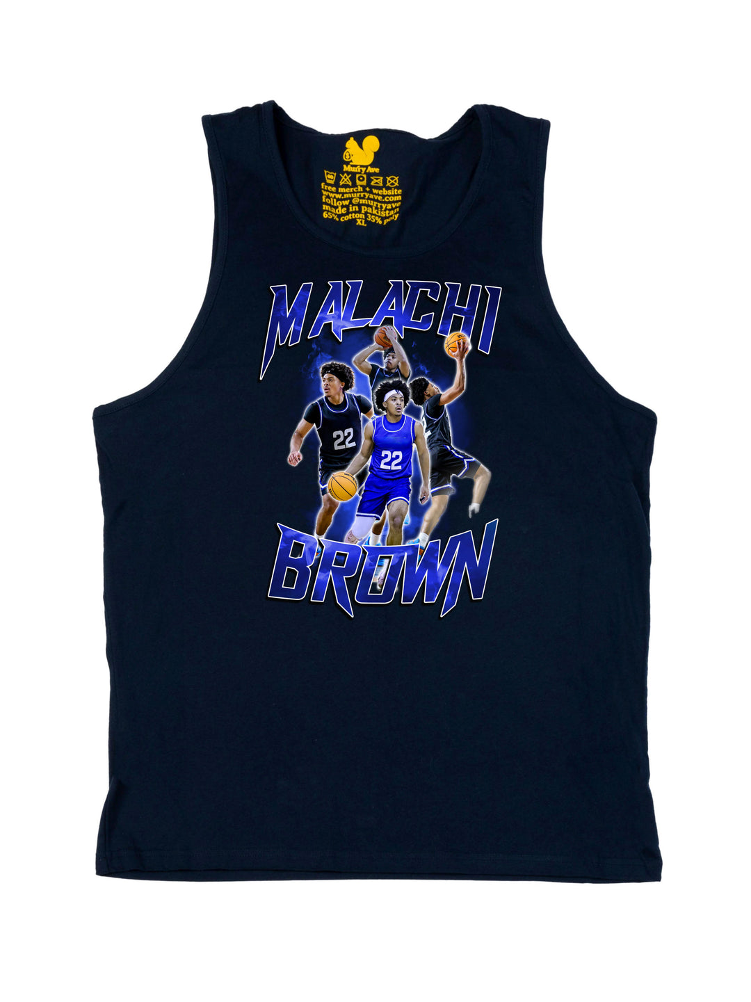 Malachi Brown Collage Tank Top
