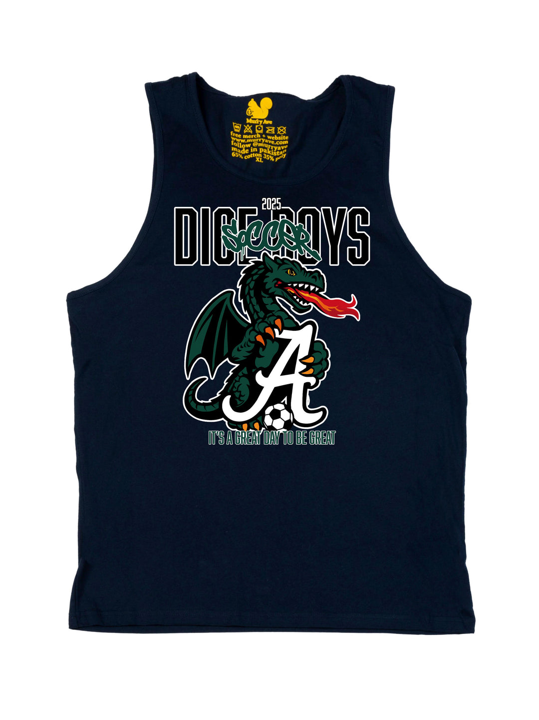 2025 Dice Soccer Tank Top