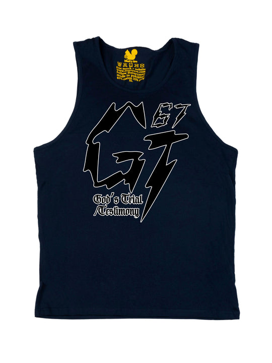 James Glover Tyson Logo Black Tank Top