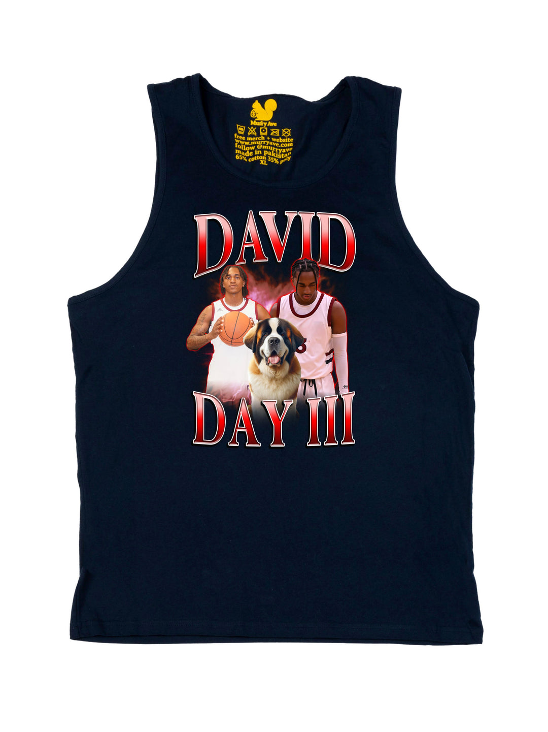 David Day Collage Tank Top