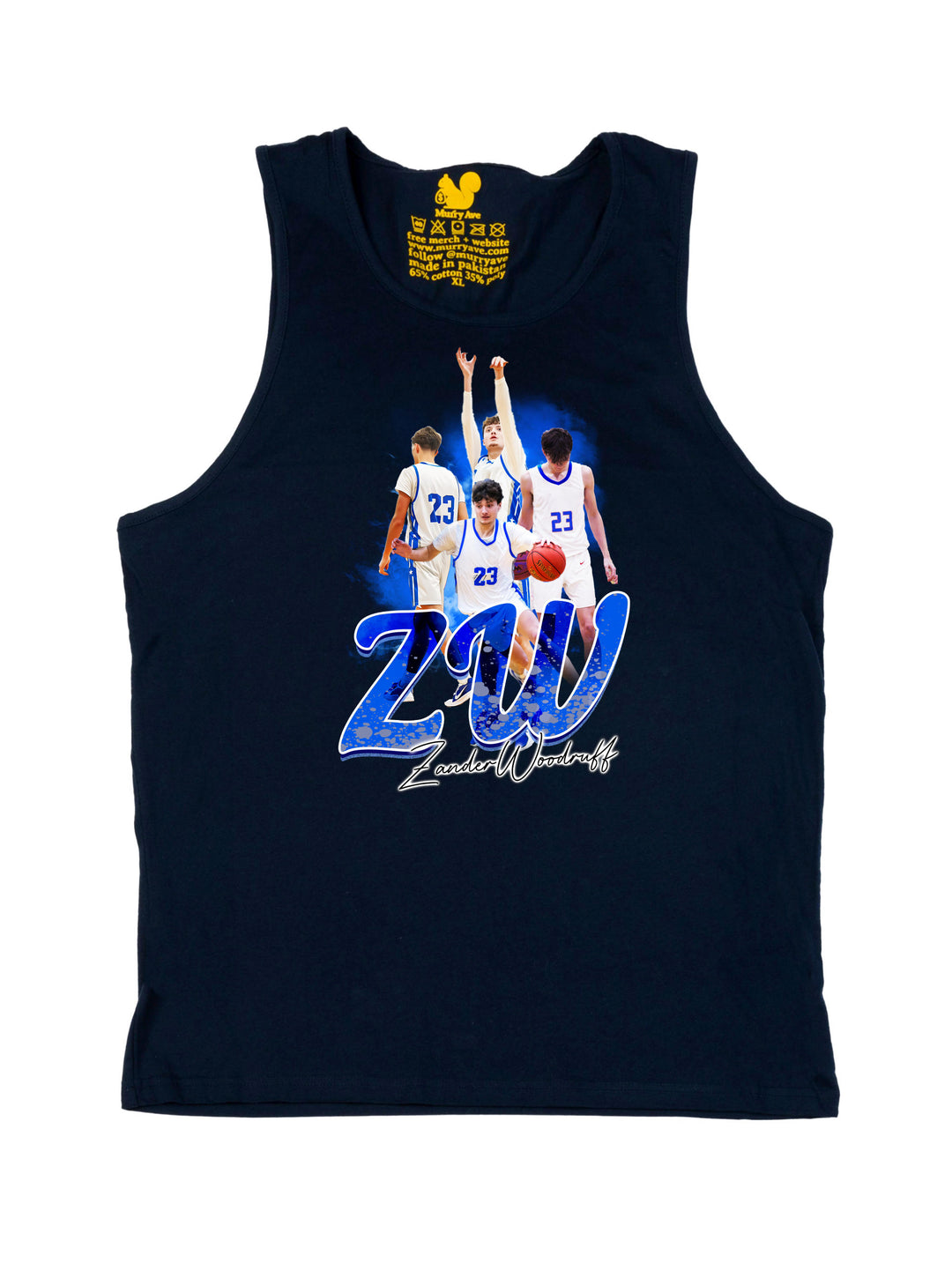 Zander Woodruff Initials Tank Top