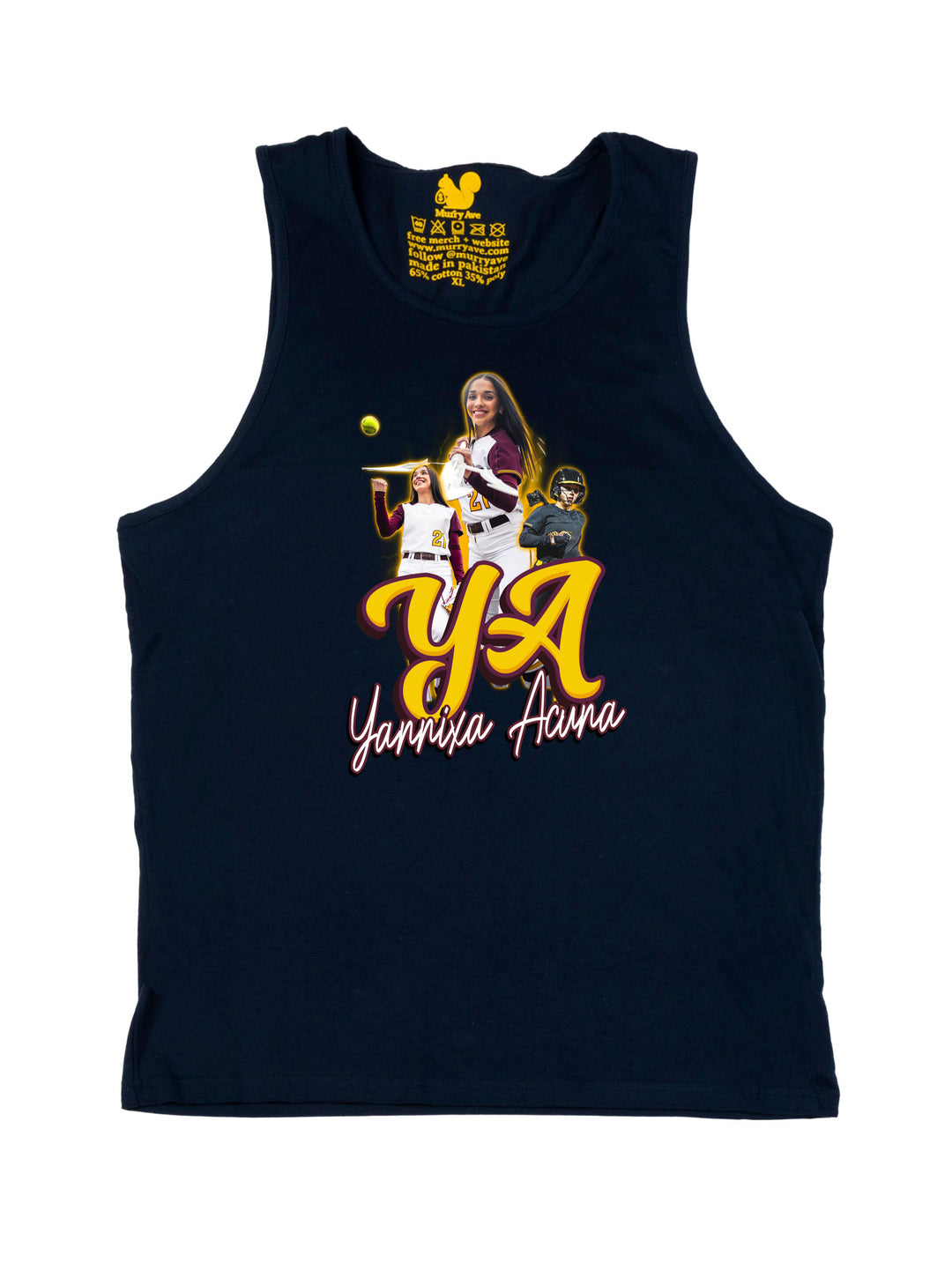 Yannixa Acuna Initials Tank Top