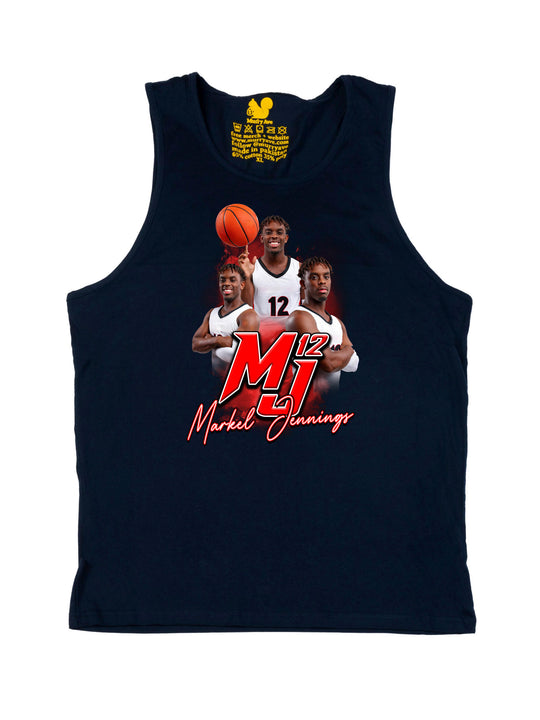 Markel Jennings Initials Tank Top