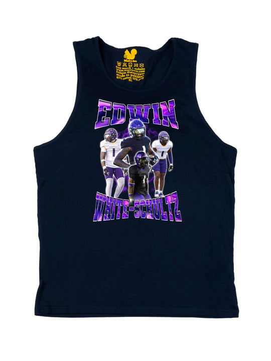 Edwin White Schultz Collage Tank Top