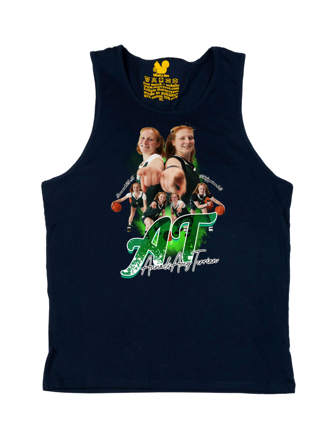 Anna and Amy Terrian Collage Tank Top