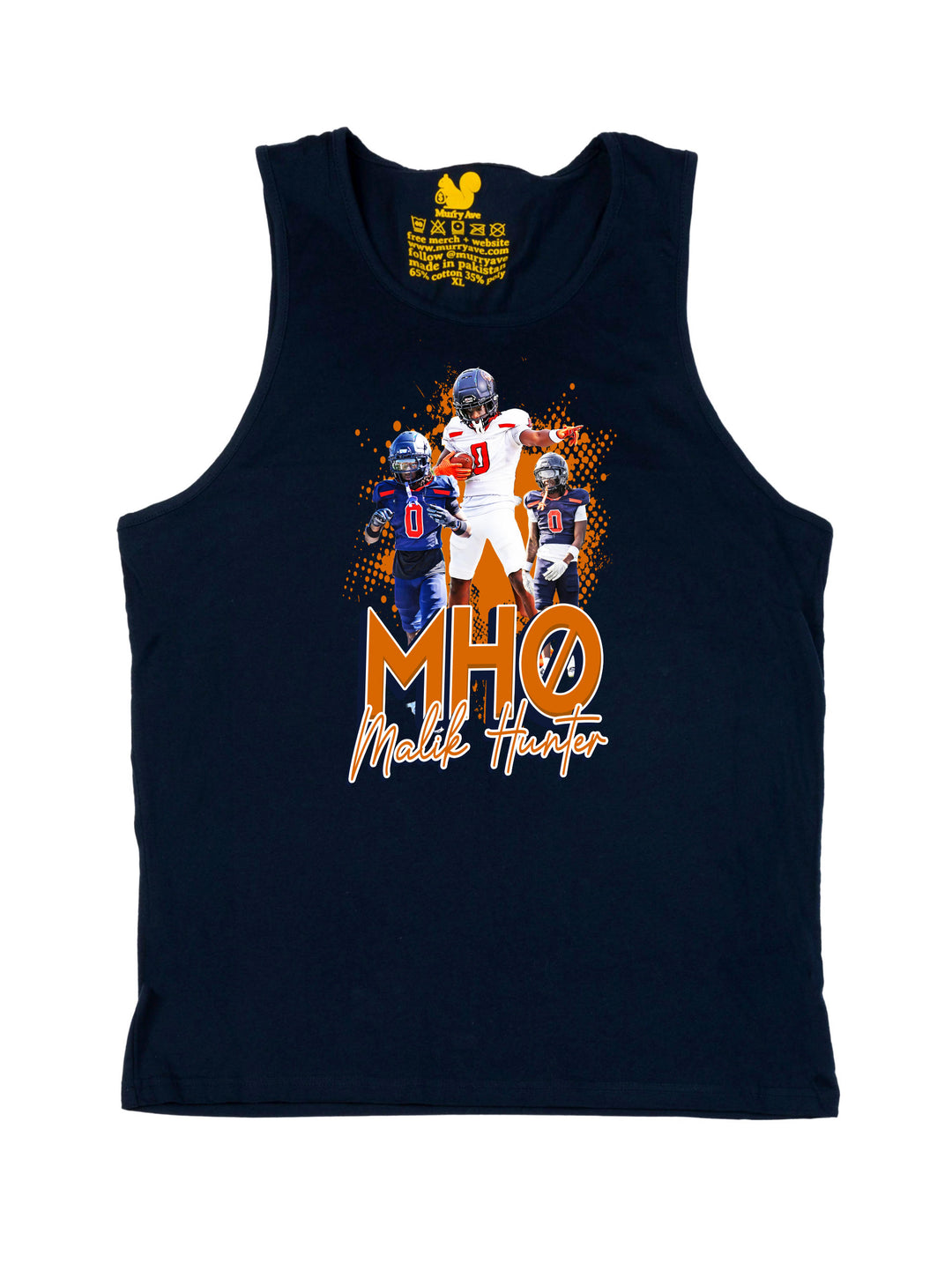 Malik Hunter Initials Tank Top