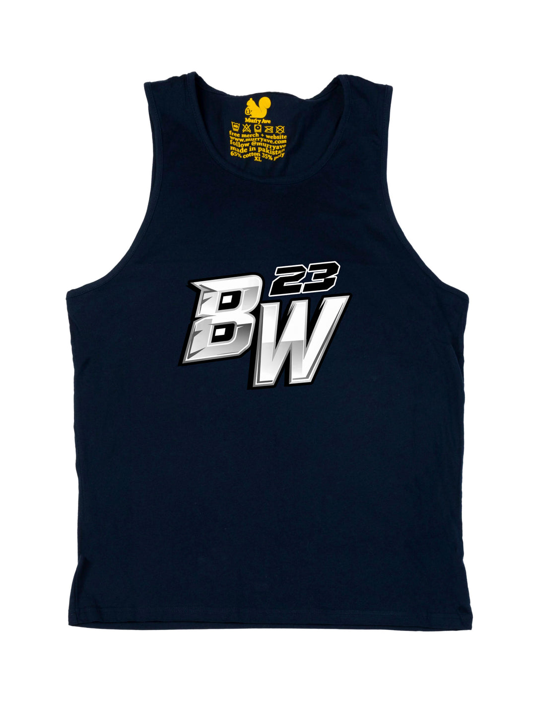 Billy White Logo Tank Top