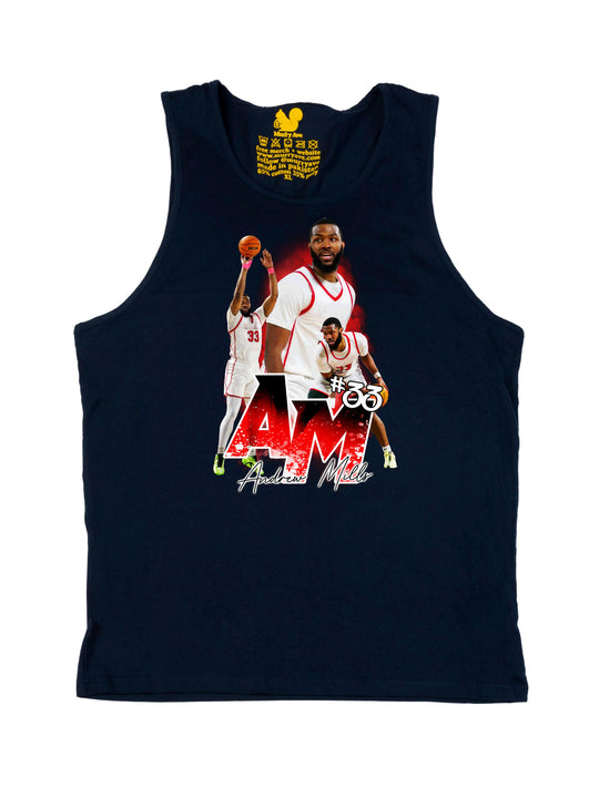 Andrew Mills Initials Tank Top