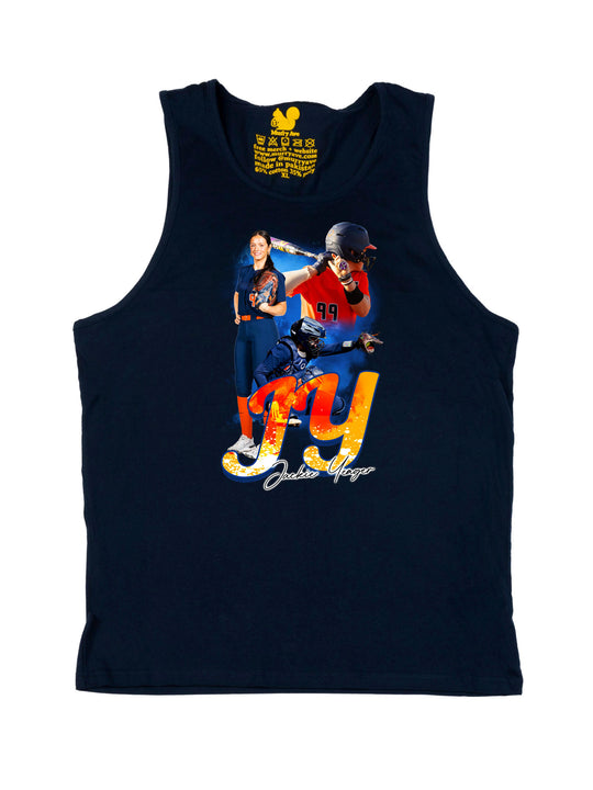 Jackie Yeager Initials Tank Top