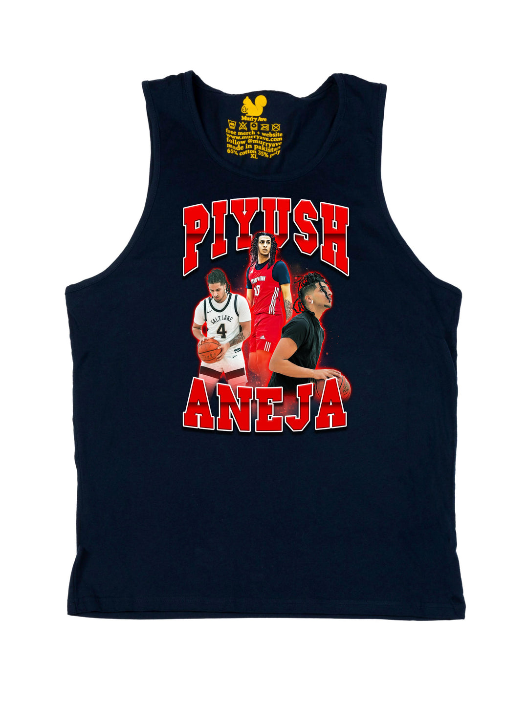 Piyush Aneja Collage Tank Top
