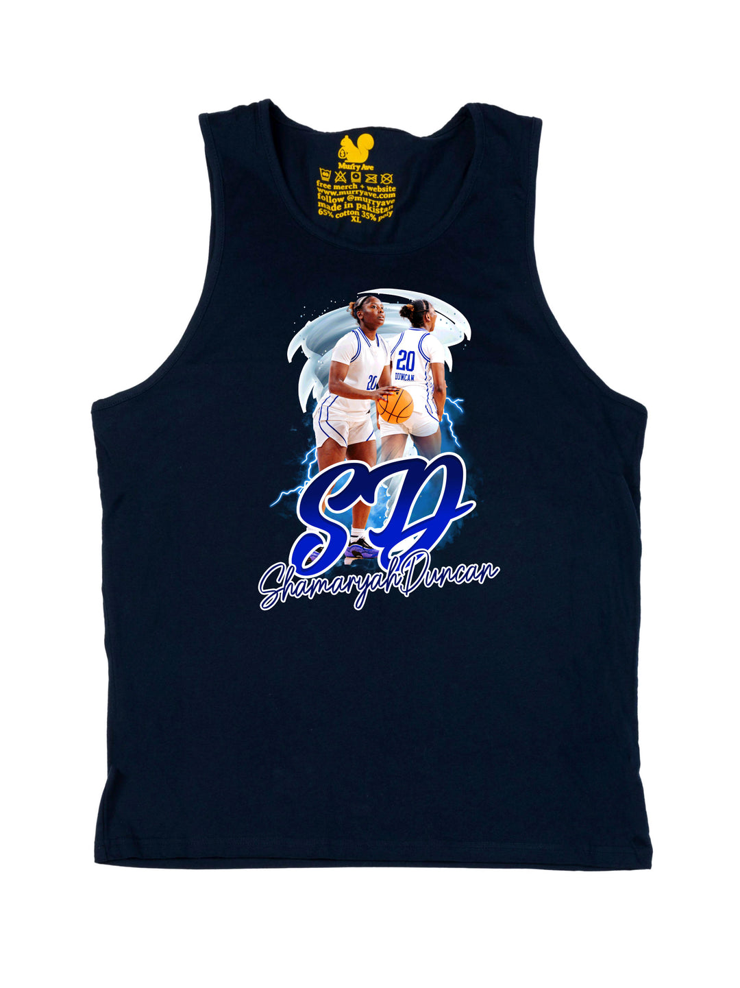 Shamaryah Duncan Initials Tank Top