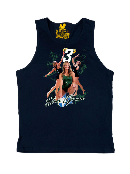 Samantha Green Tank Top